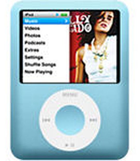 �y���Áz�y���S�ۏ؁z iPodnano3[8GB](�u���[) MB249J