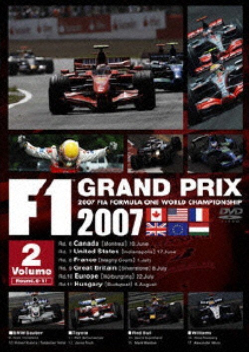 【中古】2.F1グランプリ2007Rd.6-11 【DVD】