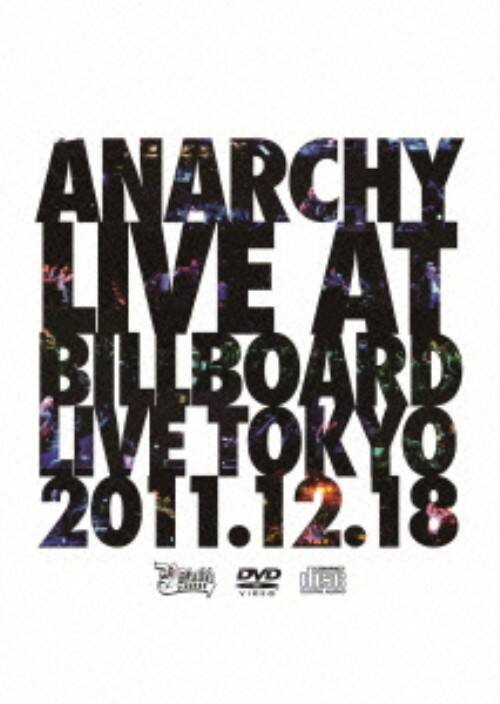 �y���ÁzANARCHY�^LIVE AT BILLBOARD LIVE TOKYO �yDVD�z�^�`�m�`�q�b�g�x