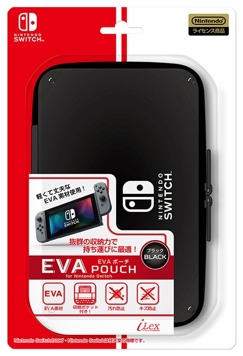 【新品】スリムEVAポーチ for Nintendo Switch ブラック