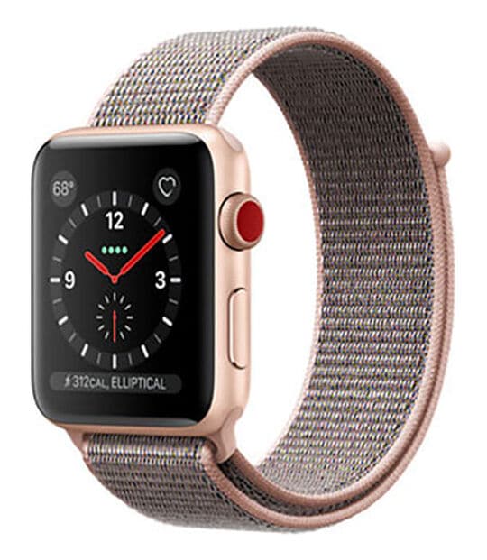 �y���Áz�y���S�ۏ؁z Series3[42mm/�Z�����[]�A���~ �S�[���h Apple Watch