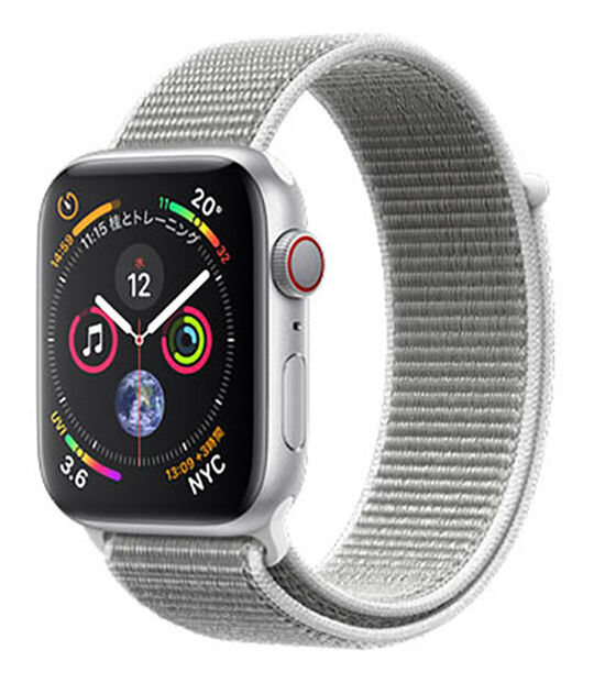 �y���Áz�y���S�ۏ؁z Series4[44mm/�Z�����[] �A���~ �V���o�[ Apple Watch