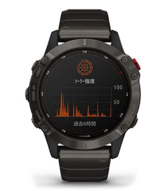 �y���Áz�y���S�ۏ؁z GARMIN fenix 6 Pro Dual Power �J�[�{���O���[