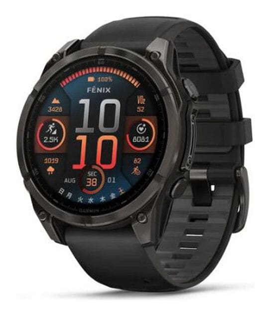 �y���Áz�y���S�ۏ؁z GARMIN fenix 8 Sapphire AMOLED 47mm �J�[�{���O���[