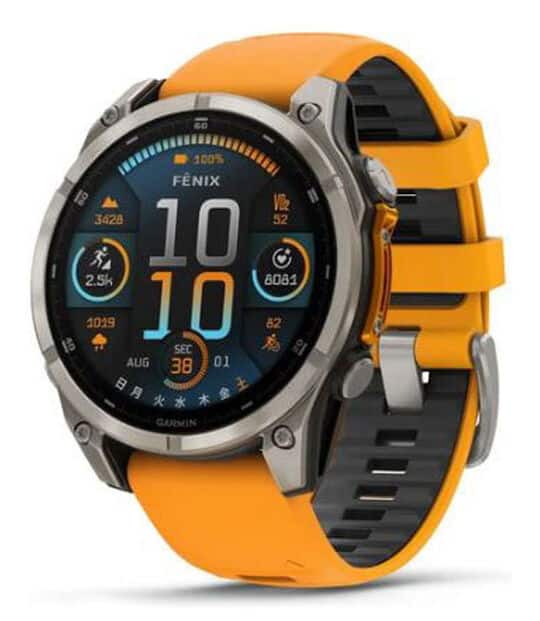 �y���Áz�y���S�ۏ؁z GARMIN fenix 8 Sapphire AMOLED 47mm �`�^��/�I�����W