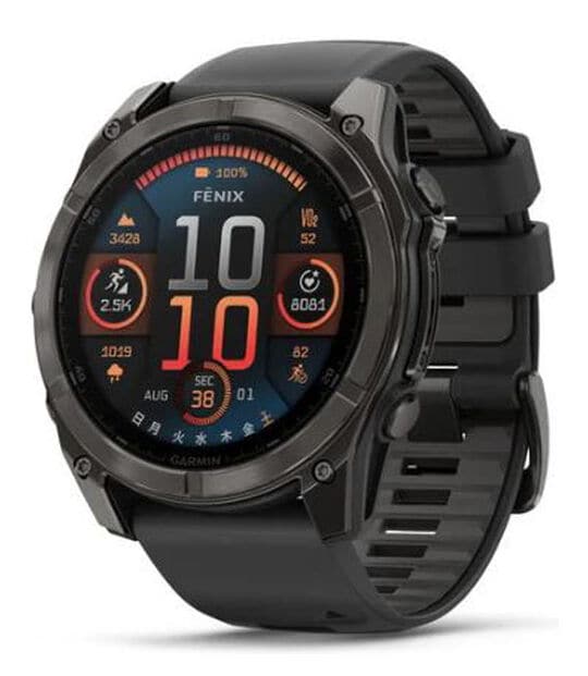 �y���Áz�y���S�ۏ؁z GARMIN fenix 8 Sapphire AMOLED 51mm �J�[�{���O���[