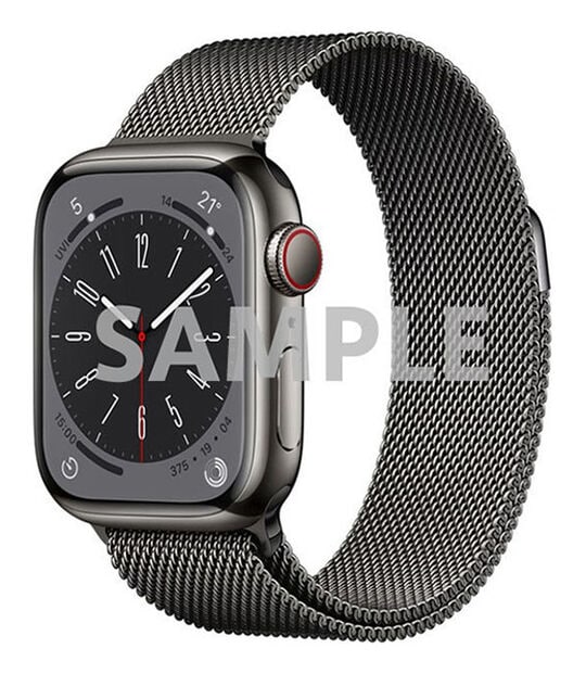 �y���Áz�y���S�ۏ؁z Series8[41mm/�Z�����[]�X�e�����X �O���t�@�C�g Apple Watch