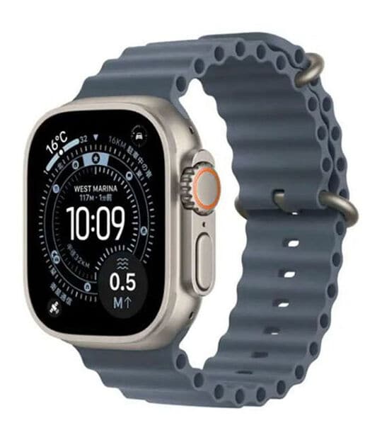 【新品・箱なし】純正 49mmオーシャンバンド・ブラック（ブラックチタニウム）③ 49mmケース用ブラックオーシャンバンド - ナチュラルチタニウム