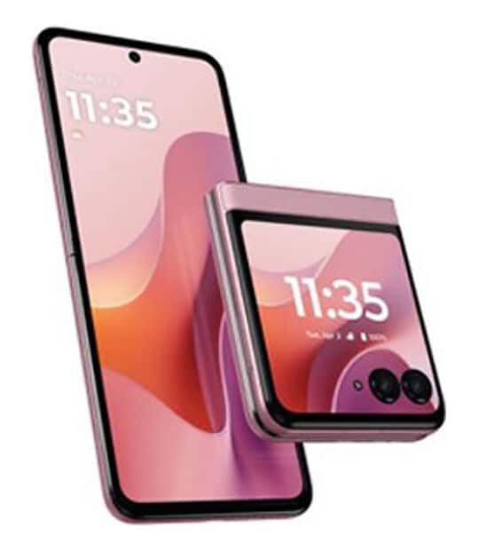 motorola razr 60 SIM�t���[ [PANTONE Parfait Pink(�p���t�F�s���N)]�̐��i�摜1
