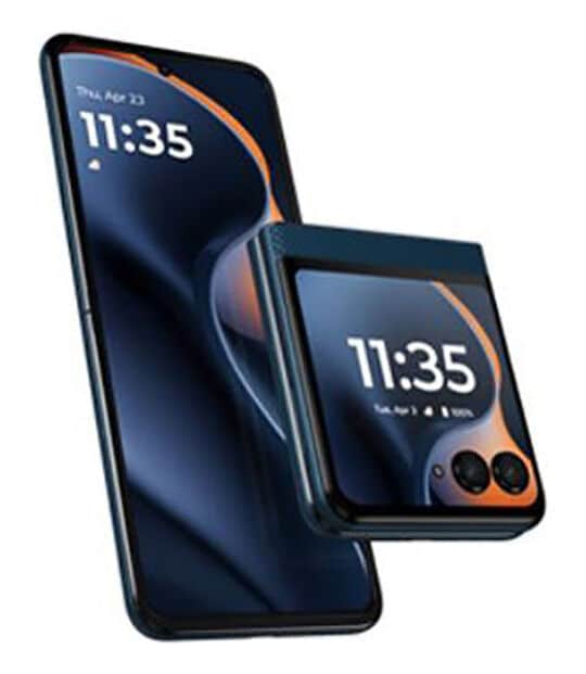 motorola razr 60 SIM�t���[ [PANTONE Gibraltar Sea(�W�u�����^���V�[�l�C�r�[)]�̐��i�摜1